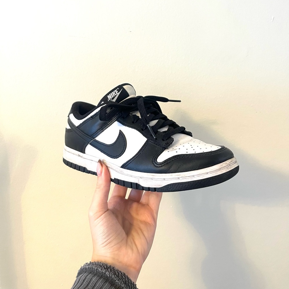 Black and White Nike Panda Dunks